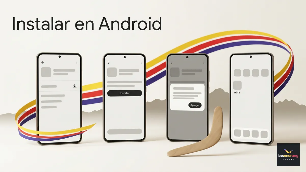 Pasos para instalar BoomerangBet en Android