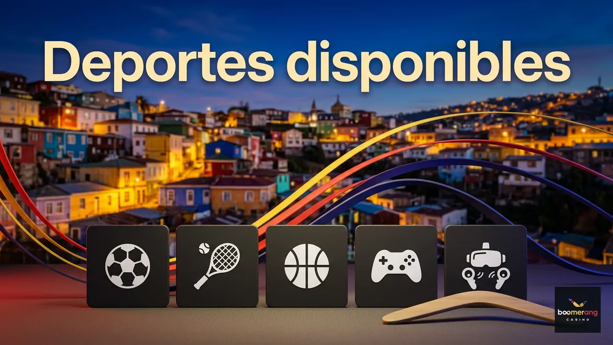 Mosaico de deportes disponibles en las apuestas deportivas de BoomerangBet