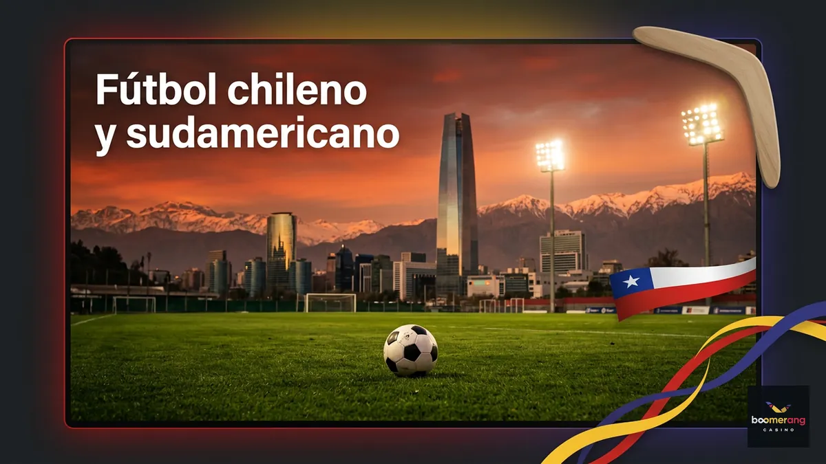 Fútbol de Chile y Sudamérica con apuestas deportivas en BoomerangBet