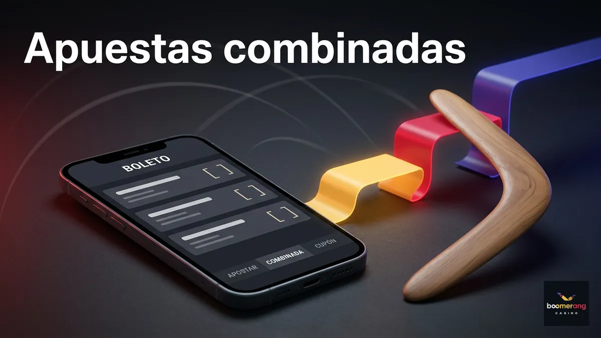 Cupón de apuestas combinadas de BoomerangBet en el móvil