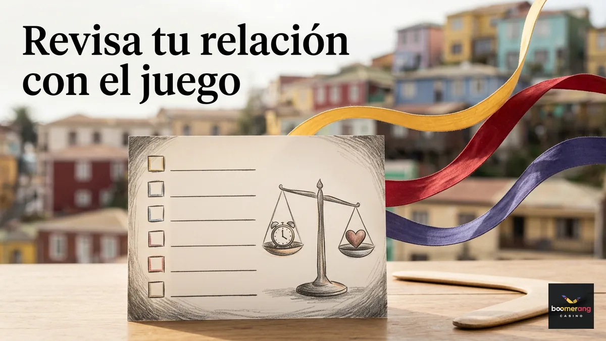 Preguntas de autoevaluación para revisar tu relación con el juego en BoomerangBet