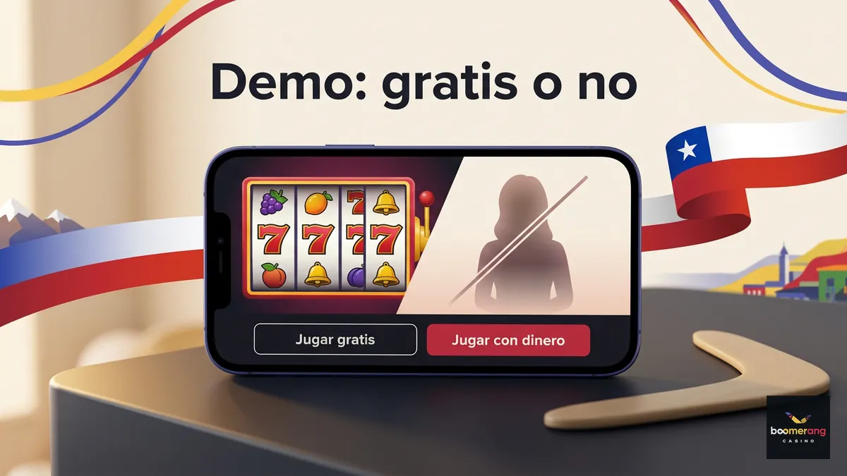 Modo demo en BoomerangBet: tragamonedas gratis sí, casino en vivo no
