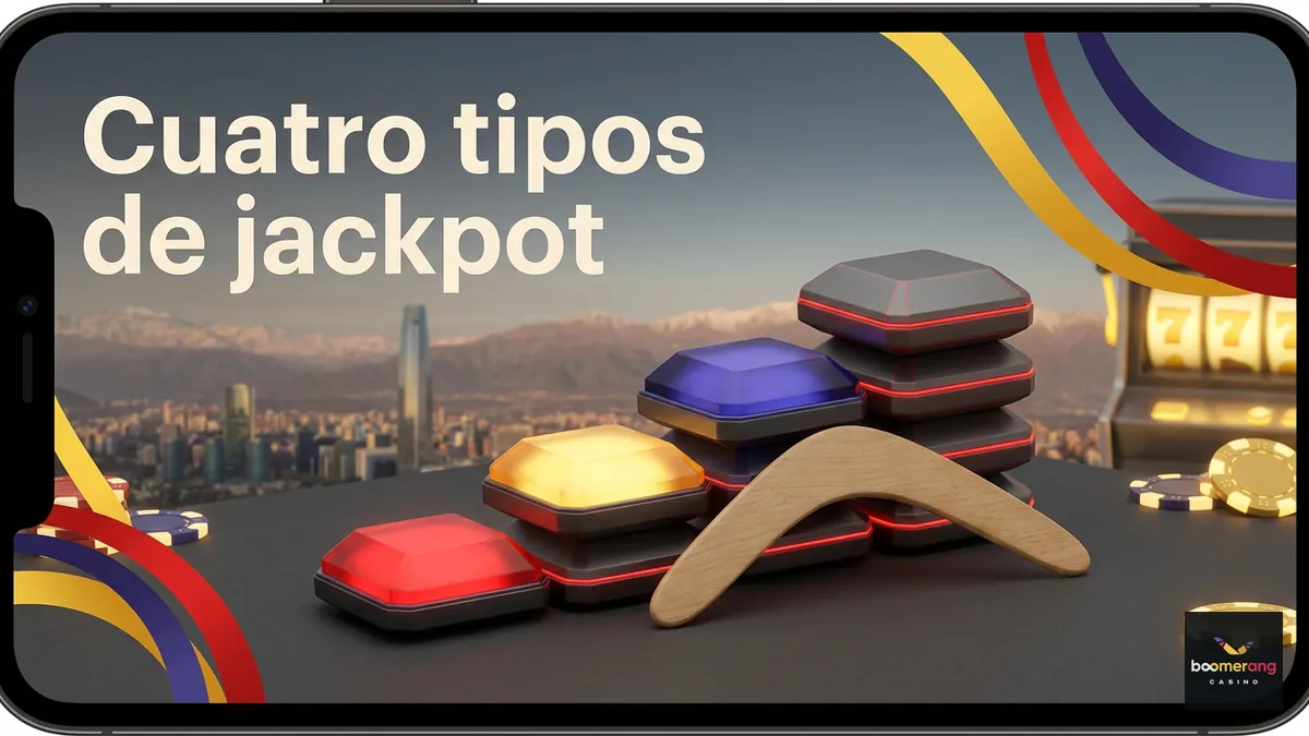 Cuatro secciones de jackpots en BoomerangBet Chile y la regla que debes conocer