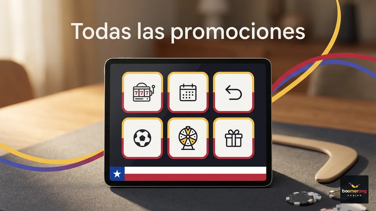 BoomerangBet Chile: todas las promociones en la página de promociones