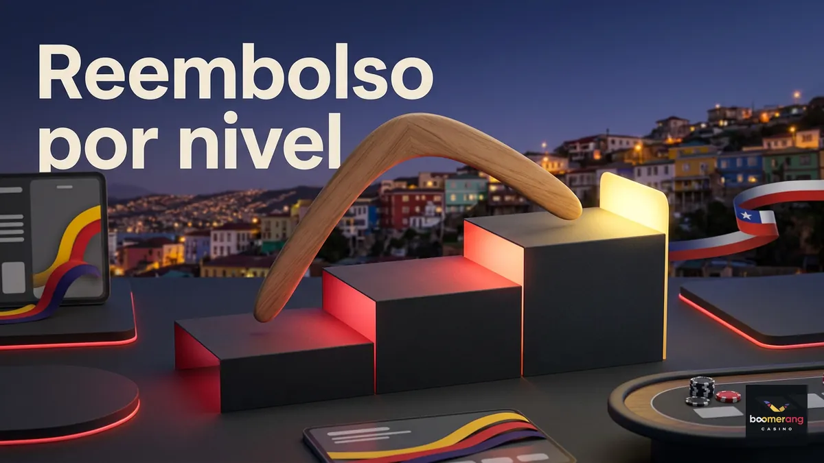 BoomerangBet Chile: reembolso por nivel en la página de promociones