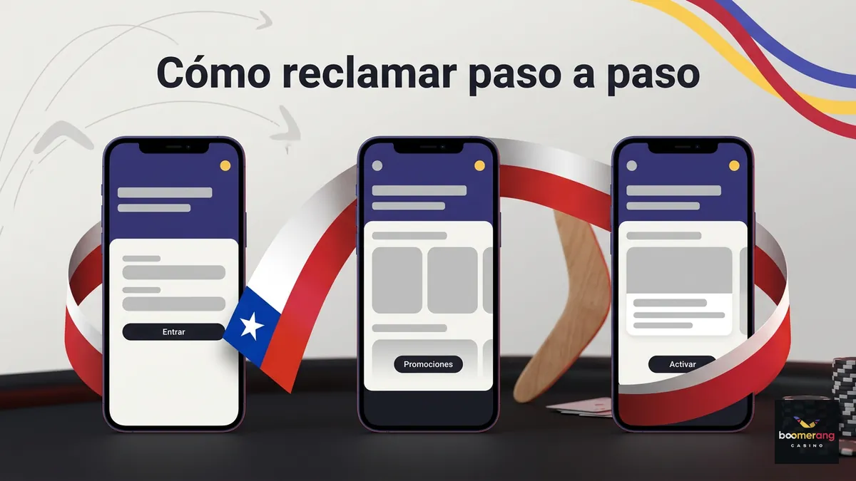 BoomerangBet Chile: cómo reclamar paso a paso en la página de promociones