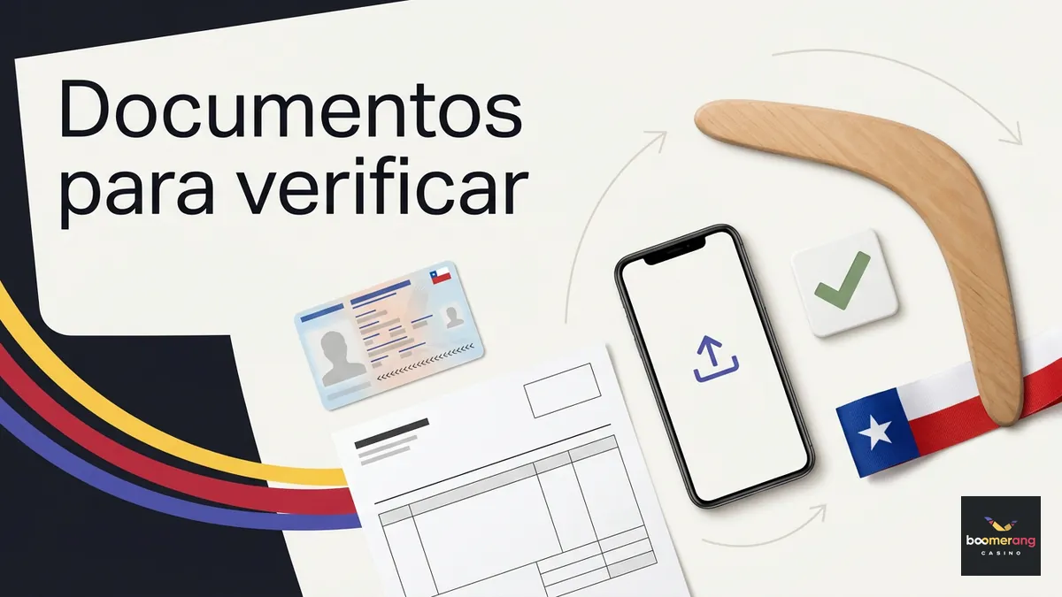Documentos para verificar la cuenta en BoomerangBet: carnet, comprobante y envío desde el teléfono