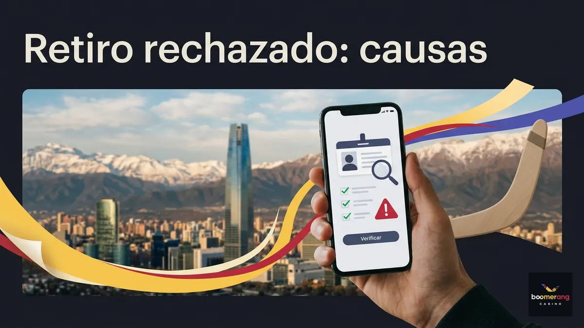 Causas de un retiro rechazado o demorado en BoomerangBet