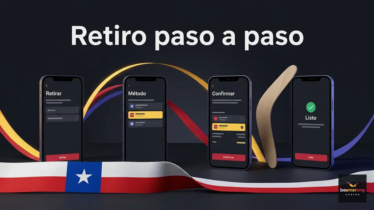 Pasos para pedir un retiro en BoomerangBet Chile